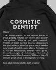 Definition Of Cosmetic Dentist - Personalized Unisex Zip Hoodie