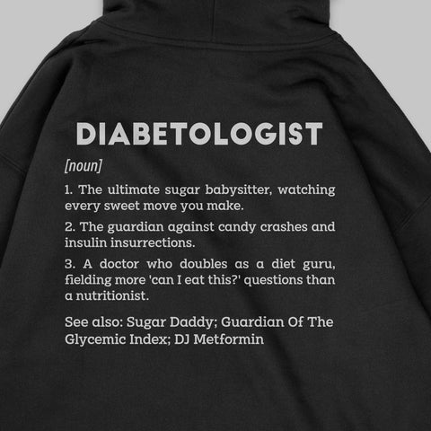 Definition Of Diabetologist - Personalized Unisex Zip Hoodie