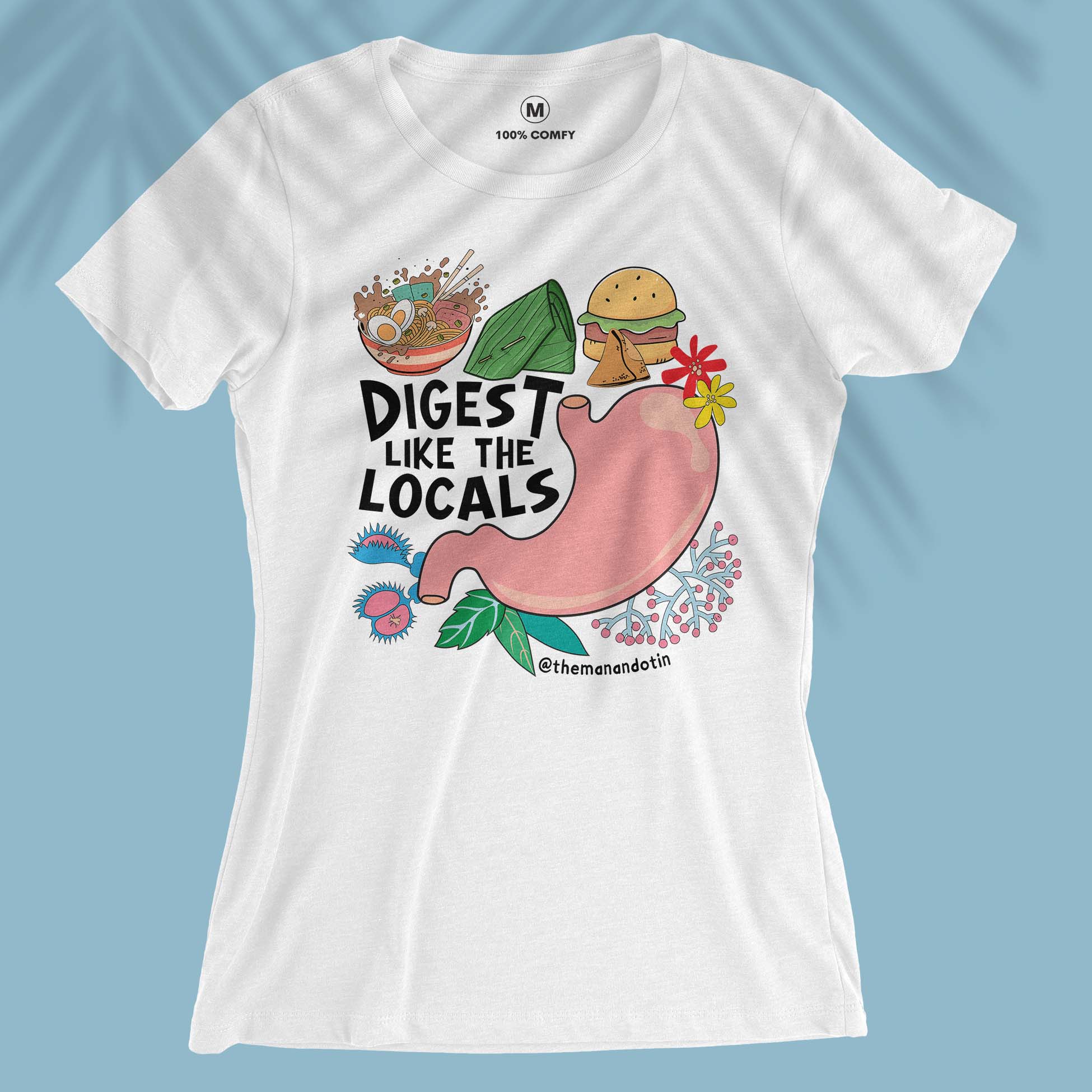 Digest Like The Locals - Travel + Anatomy Series - Women T-shirt