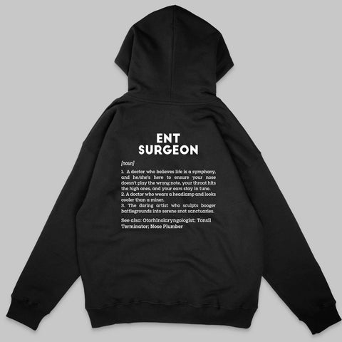 Definition Of ENT Surgeon - Personalized Unisex Zip Hoodie