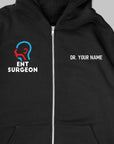 Definition Of ENT Surgeon - Personalized Unisex Zip Hoodie
