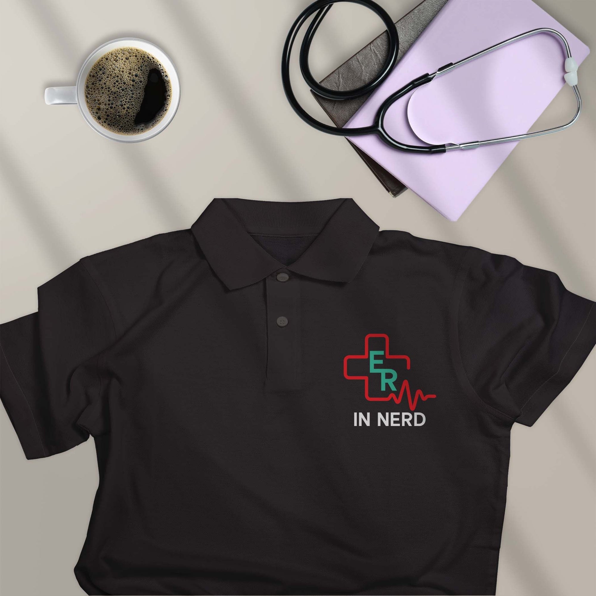 ER In Nerd - Polo T-shirt For Emergency Medicine Doctor