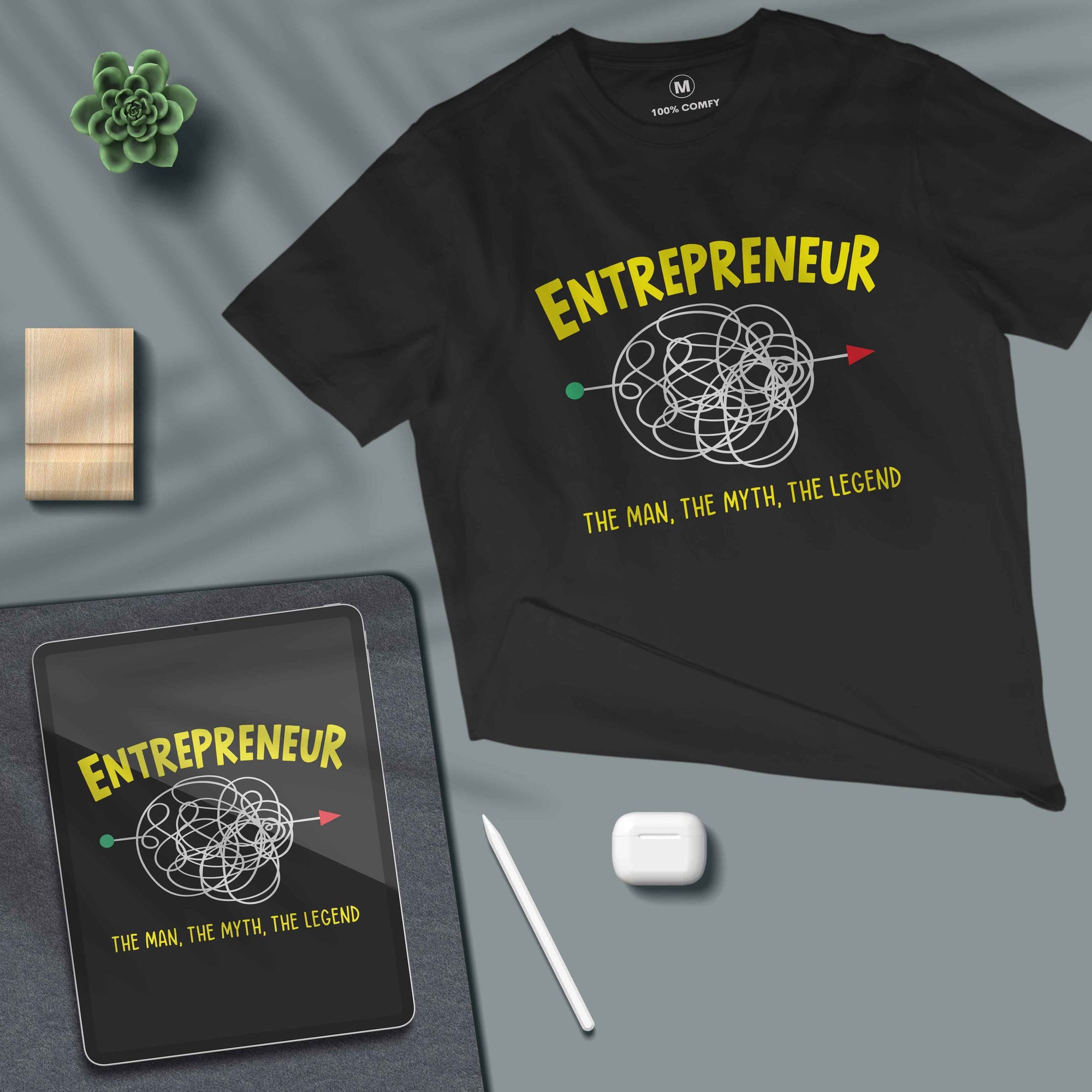 Entrepreneur - The Man, The Myth, The Legend - Men T-shirt