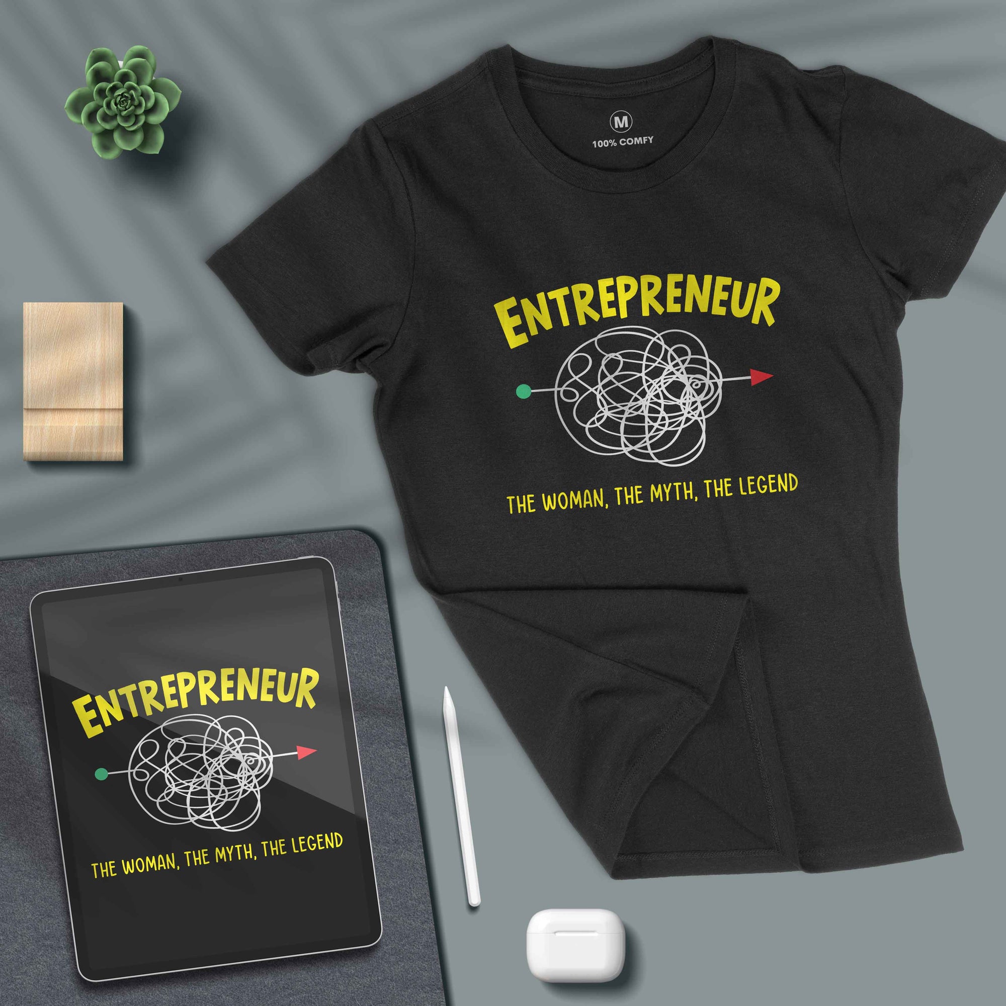 Entrepreneur - The Woman, The Myth, The Legend - Women T-shirt