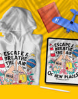 Escape And Breathe - Travel + Anatomy Series - Unisex Hoodie
