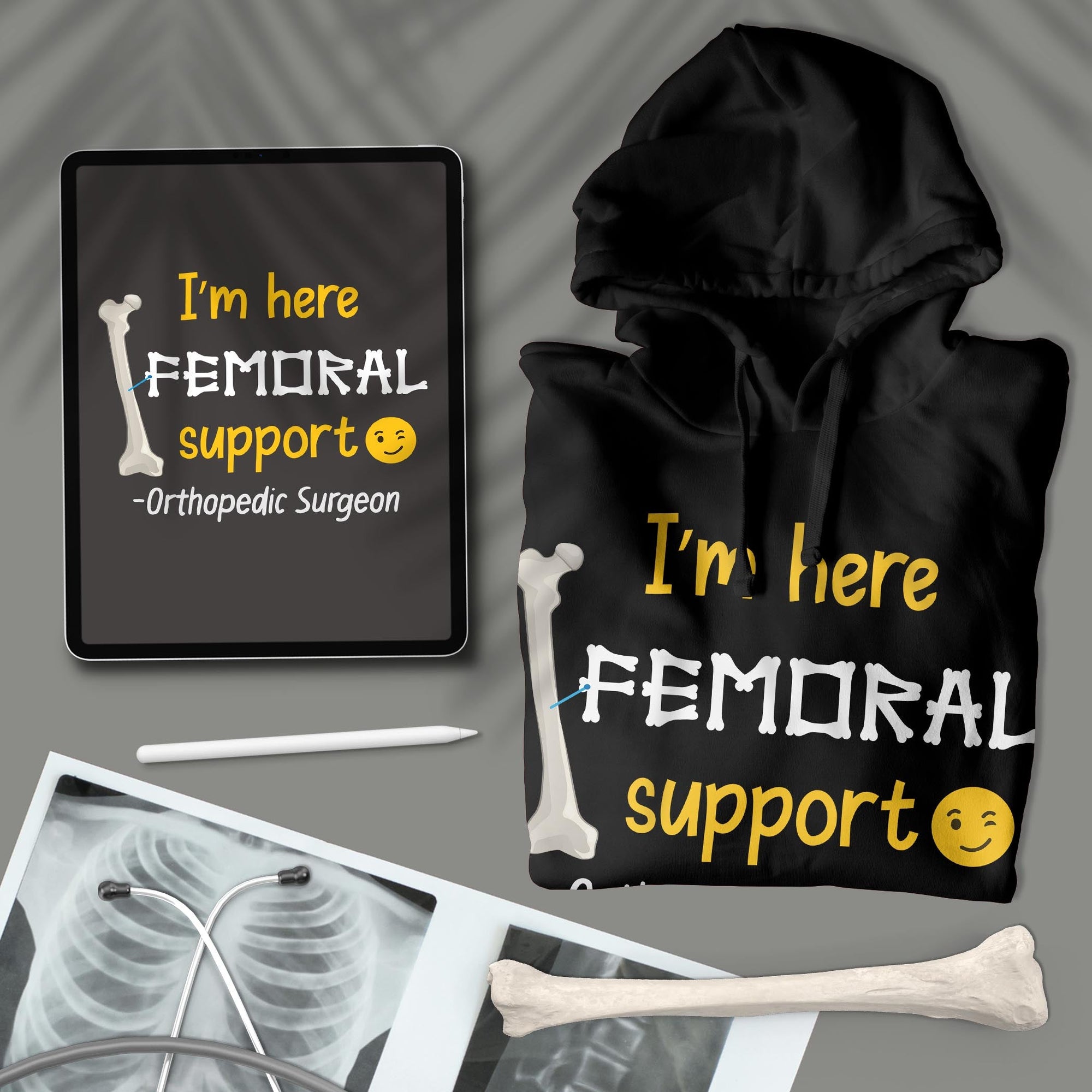 For Moral Support - Unisex Hoodie