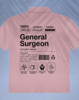 General Surgeon - Product Label-Style - Unisex Oversized Shirt