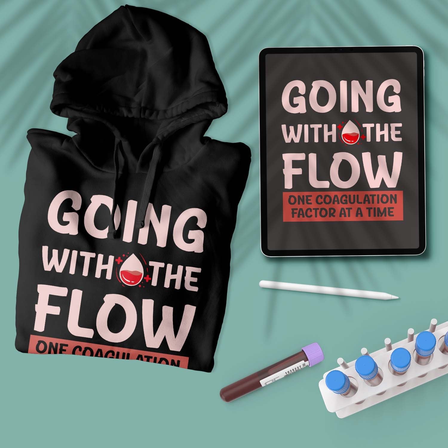 Going With The Flow - Transfusiologist - Unisex Hoodie