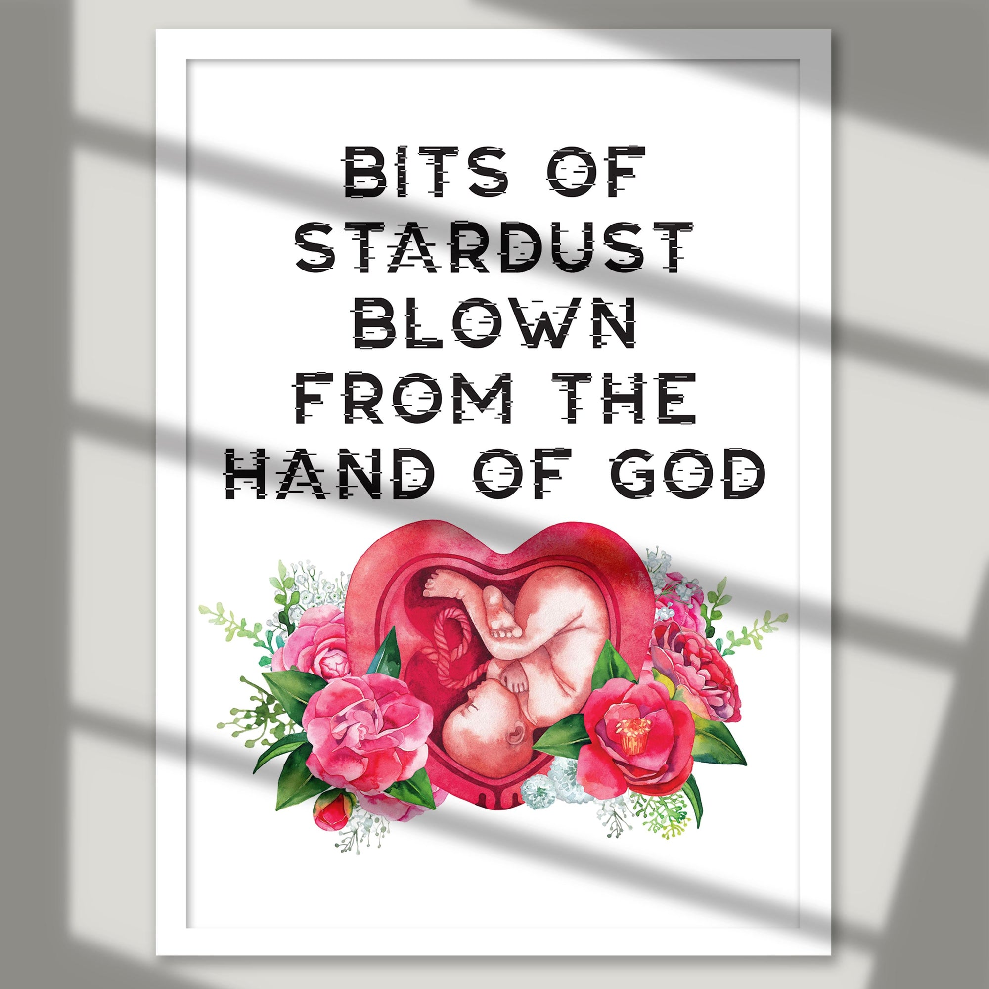 Bits Of Stardust - Framed Poster For Gynecologist Clinics