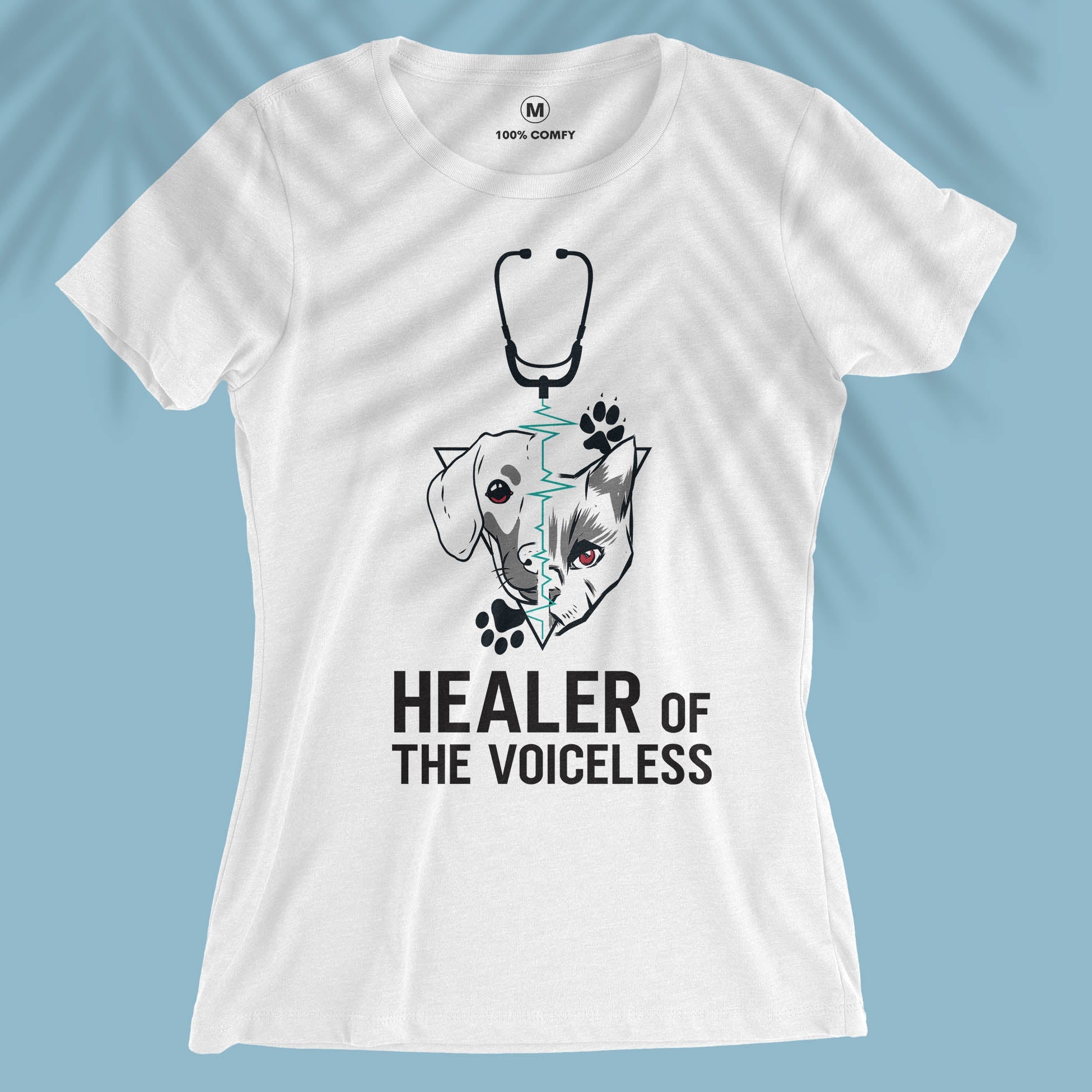 Healer Of The Voiceless  - Women T-shirt For Veterinarians