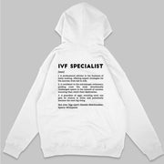 Definition Of IVF Specialist, Fertility Specialist - Personalized Unisex Zip Hoodie