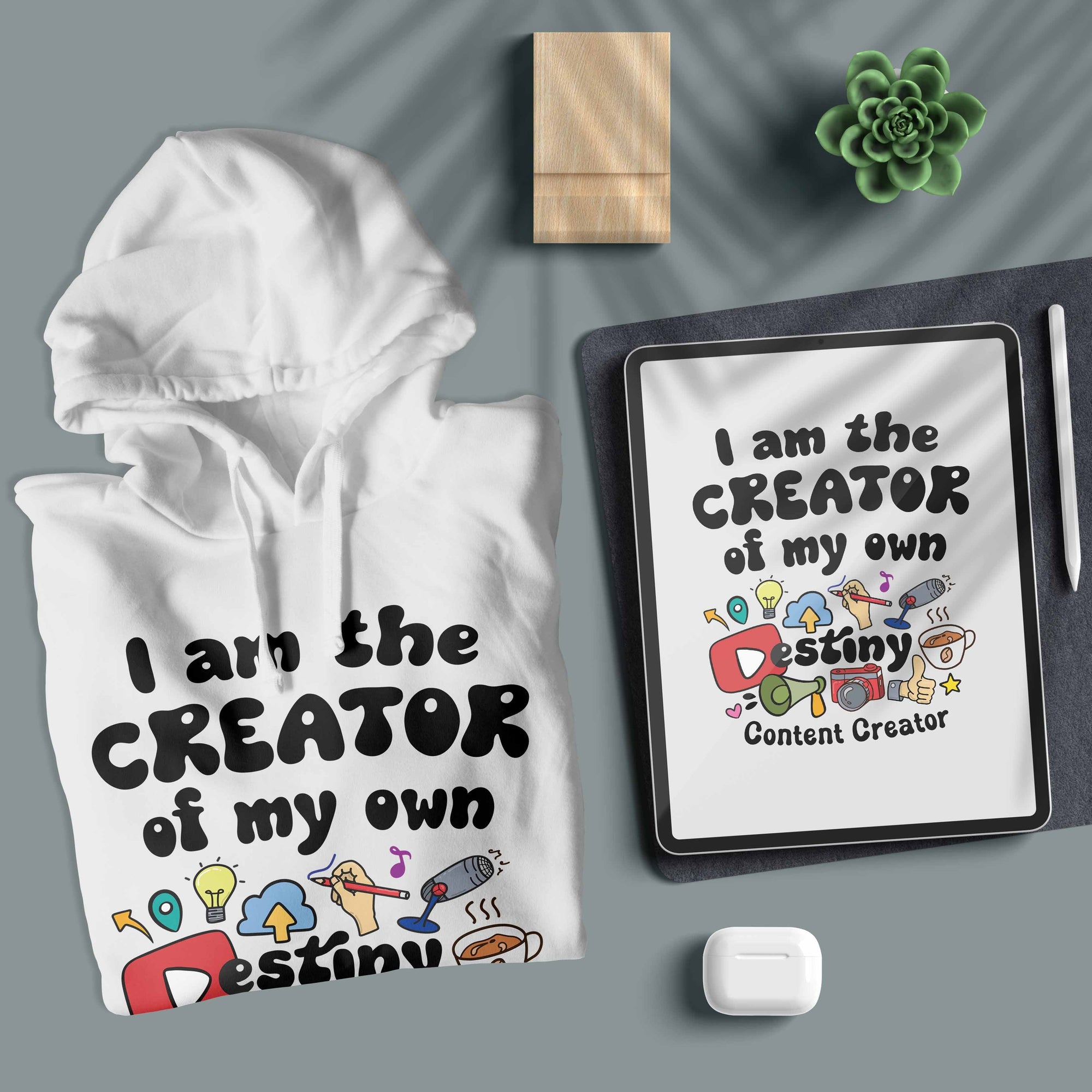 I Am The Creator Of My Own Destiny - Content Creator - Unisex Hoodie