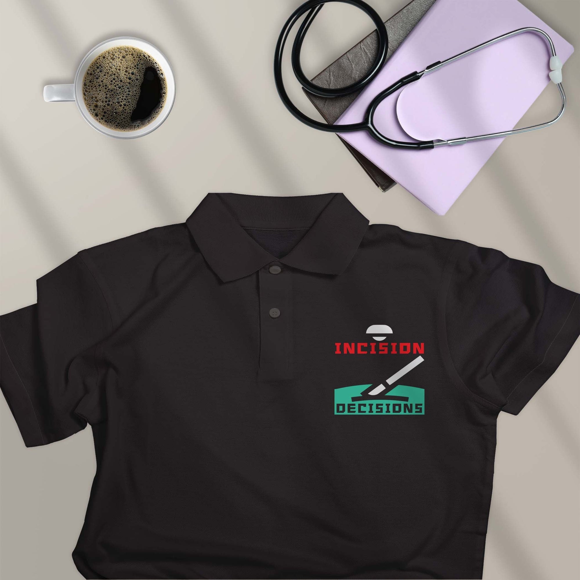 Incision Decisions - Polo T-shirt For Surgeon