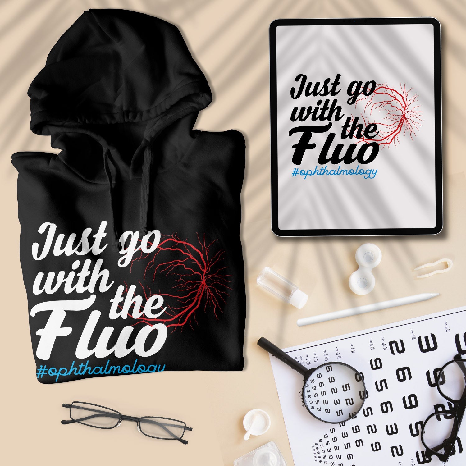 Just Go With The Fluo - Unisex Hoodie