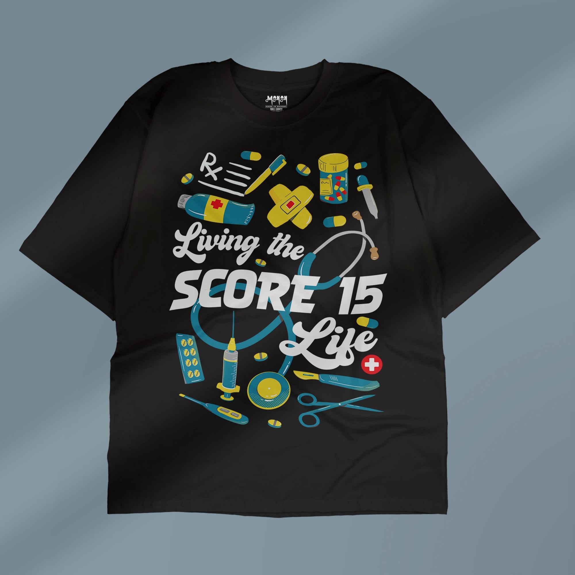 Living The Score 15 Life - Unisex Oversized T-shirt