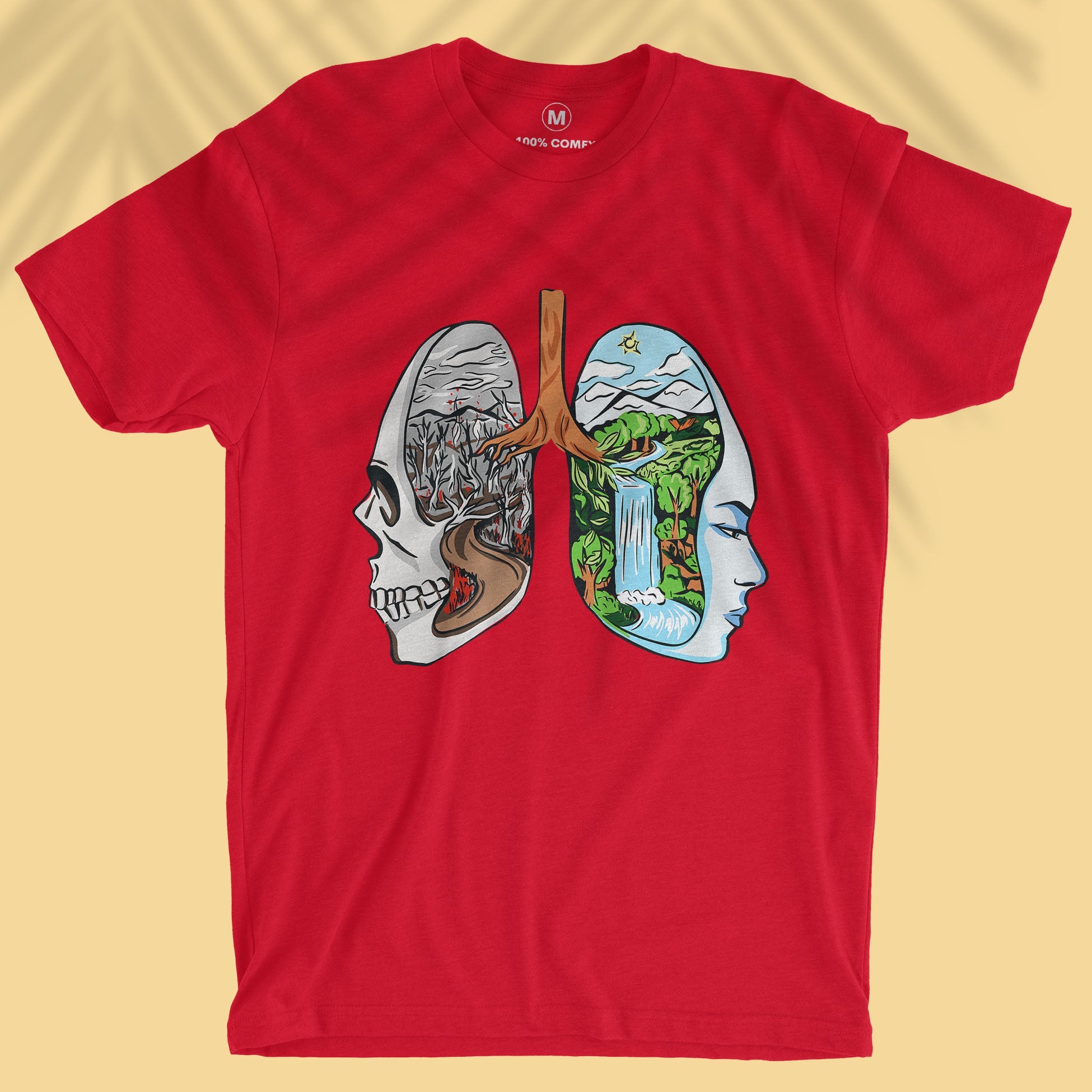 Lung Topography - Unisex T-shirt