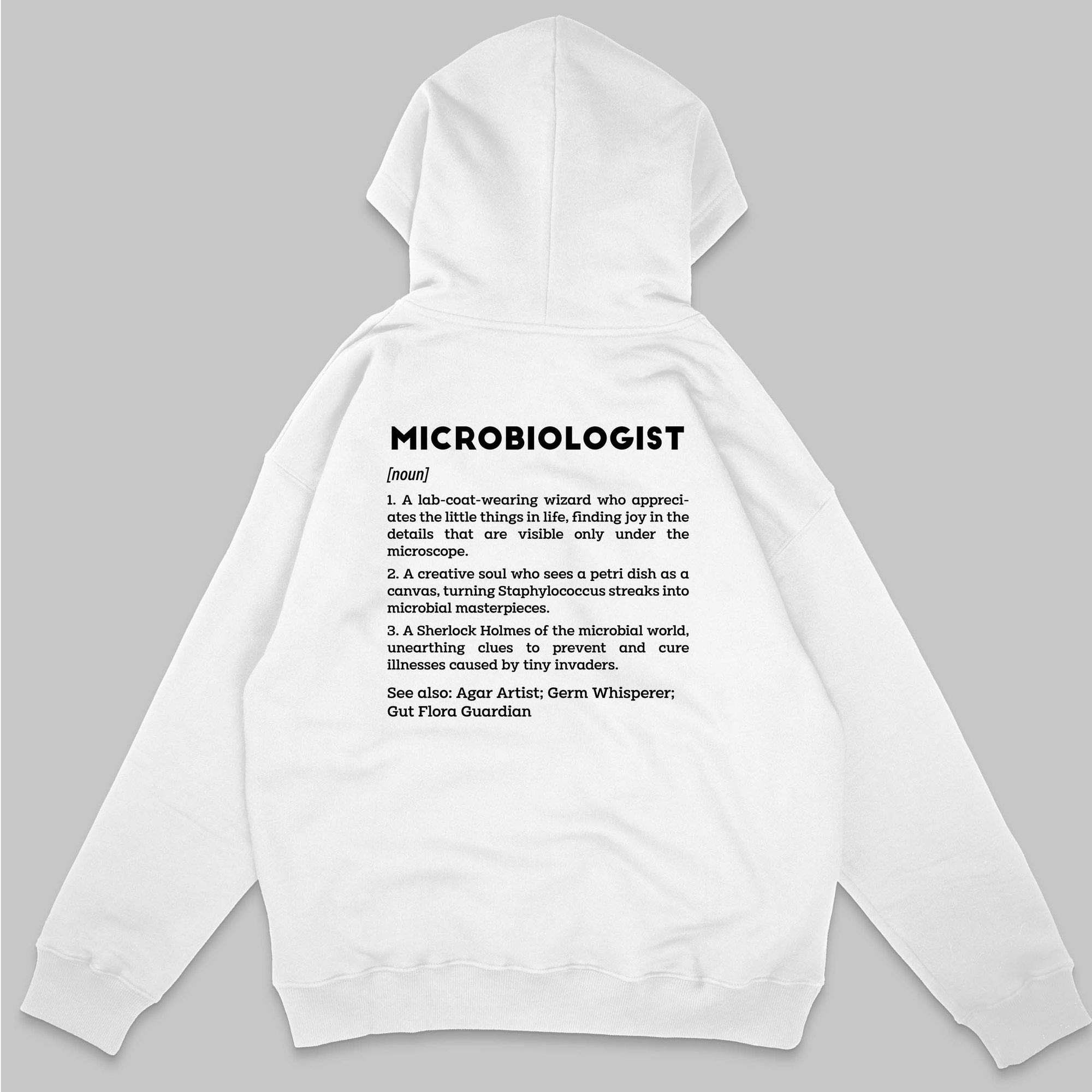 Definition Of Microbiologist - Personalized Unisex Zip Hoodie