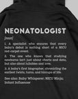 Definition Of Neonatologist - Personalized Unisex Zip Hoodie