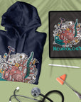 Neurology Doodle - Unisex Hoodie
