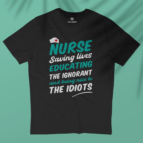 Nurse Saving Lives... - Men T-shirt