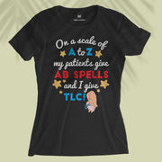 On A Scale Of A To Z - Women T-shirt