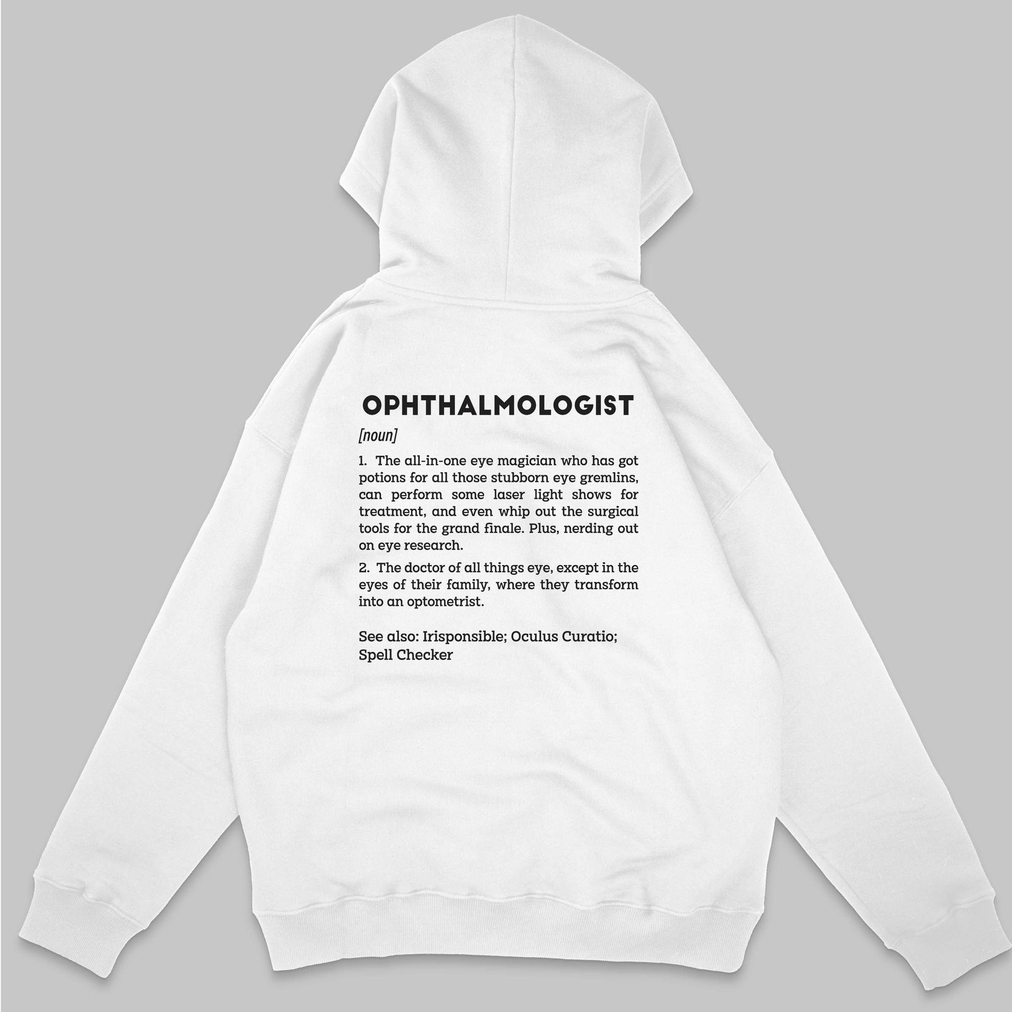 Definition Of Ophthalmologist - Personalized Unisex Zip Hoodie