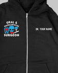 Definition Of Oral & Maxillofacial Surgeon - Personalized Unisex Zip Hoodie