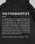 Definition Of Orthodontist - Personalized Unisex Zip Hoodie