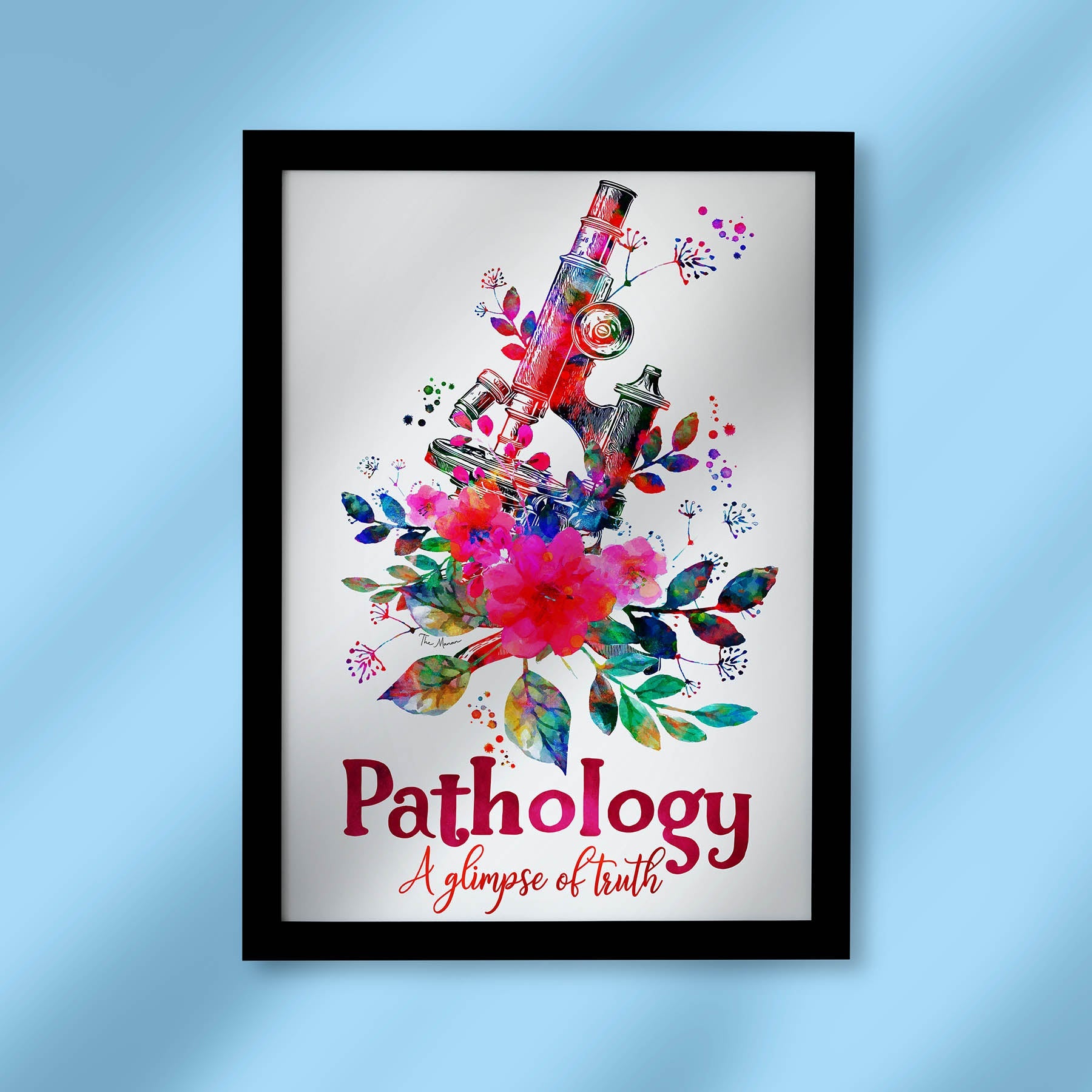 Pathology - A Glimpse Of Truth - Framed Poster For Clinics, Laboratories, Hospitals etc.