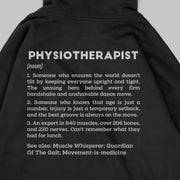 Definition Of Physiotherapist - Personalized Unisex Zip Hoodie
