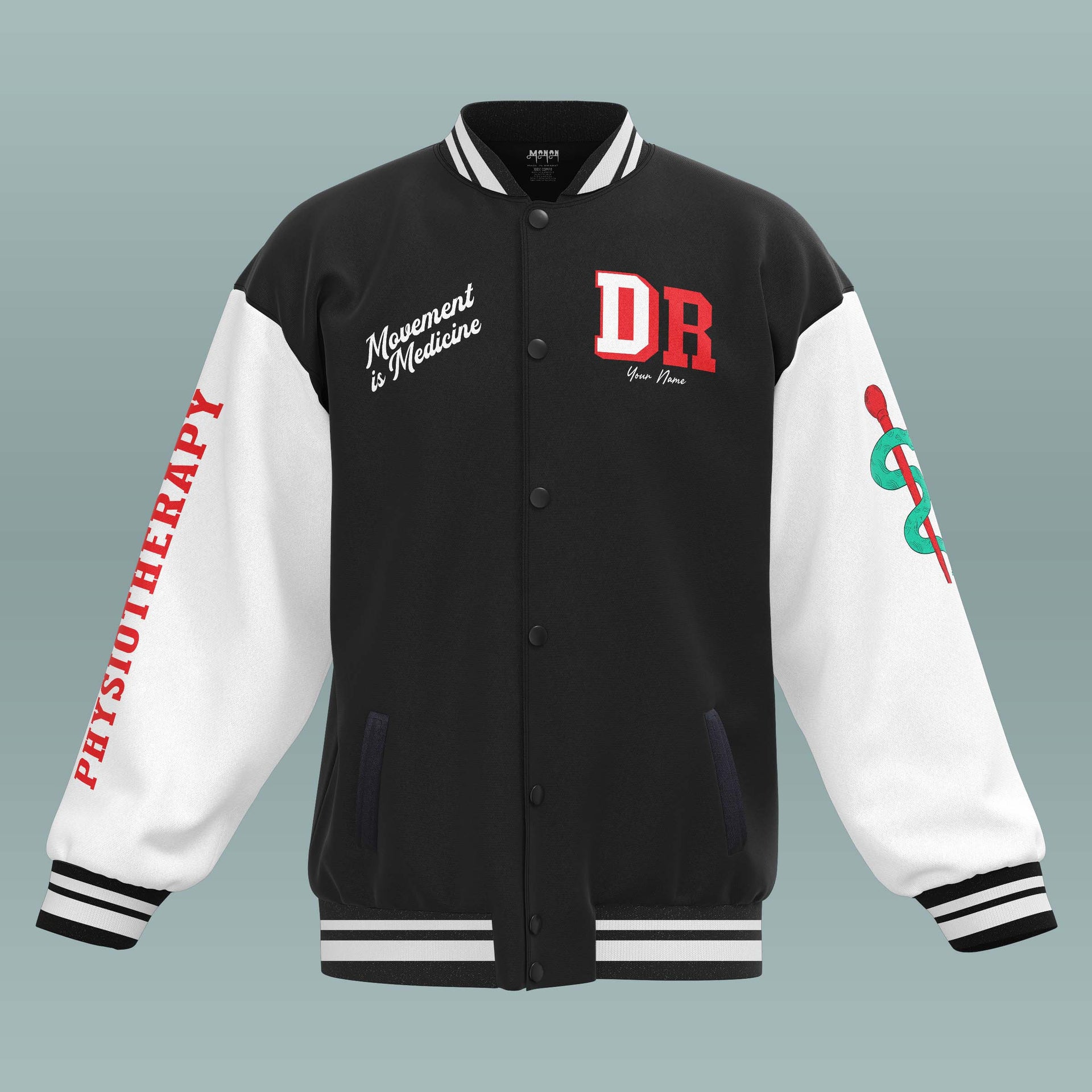 Physiotherapist Personalized Varsity Jacket - Main Image