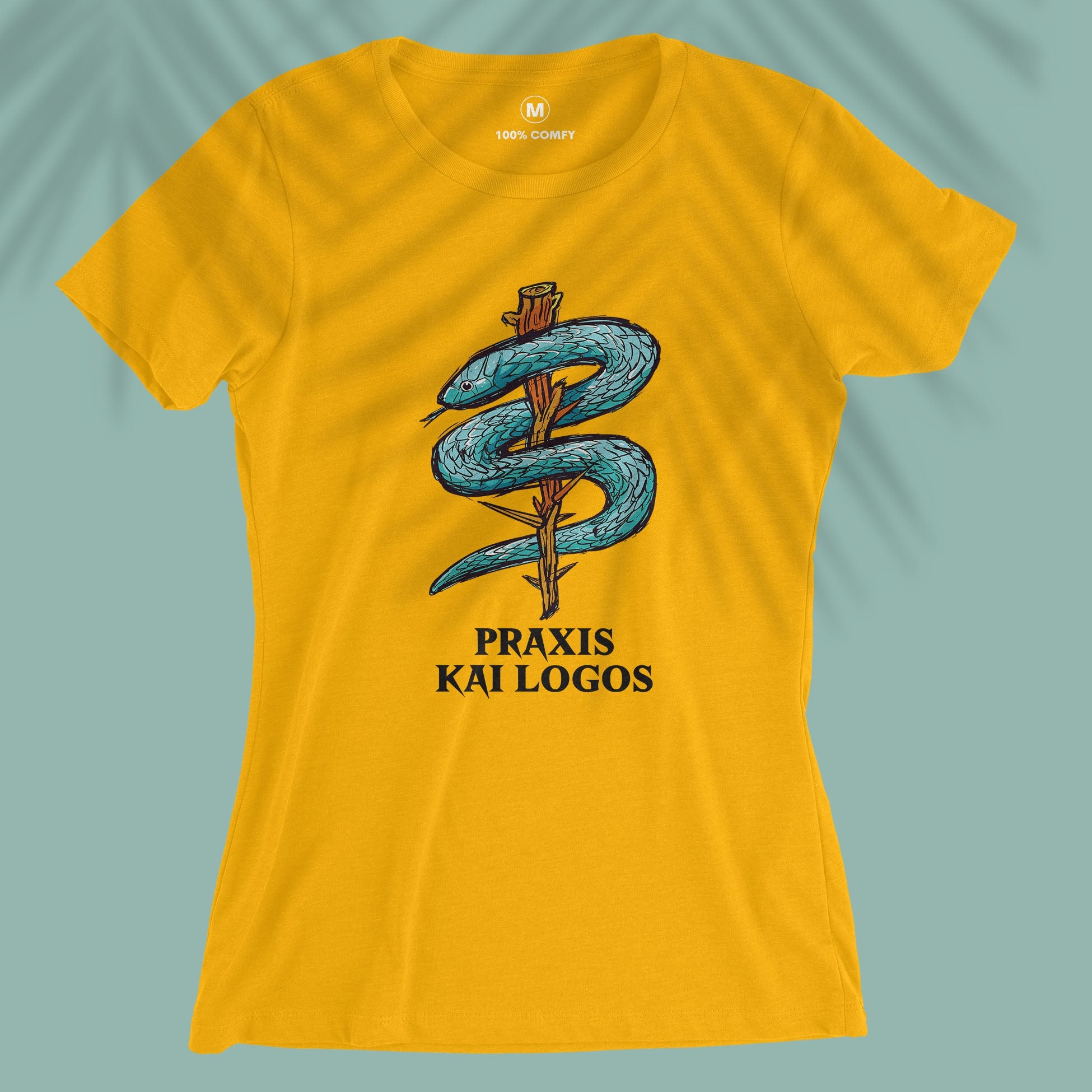 Rod Of Asclepius - Praxis Kai Logos - Women T-shirt