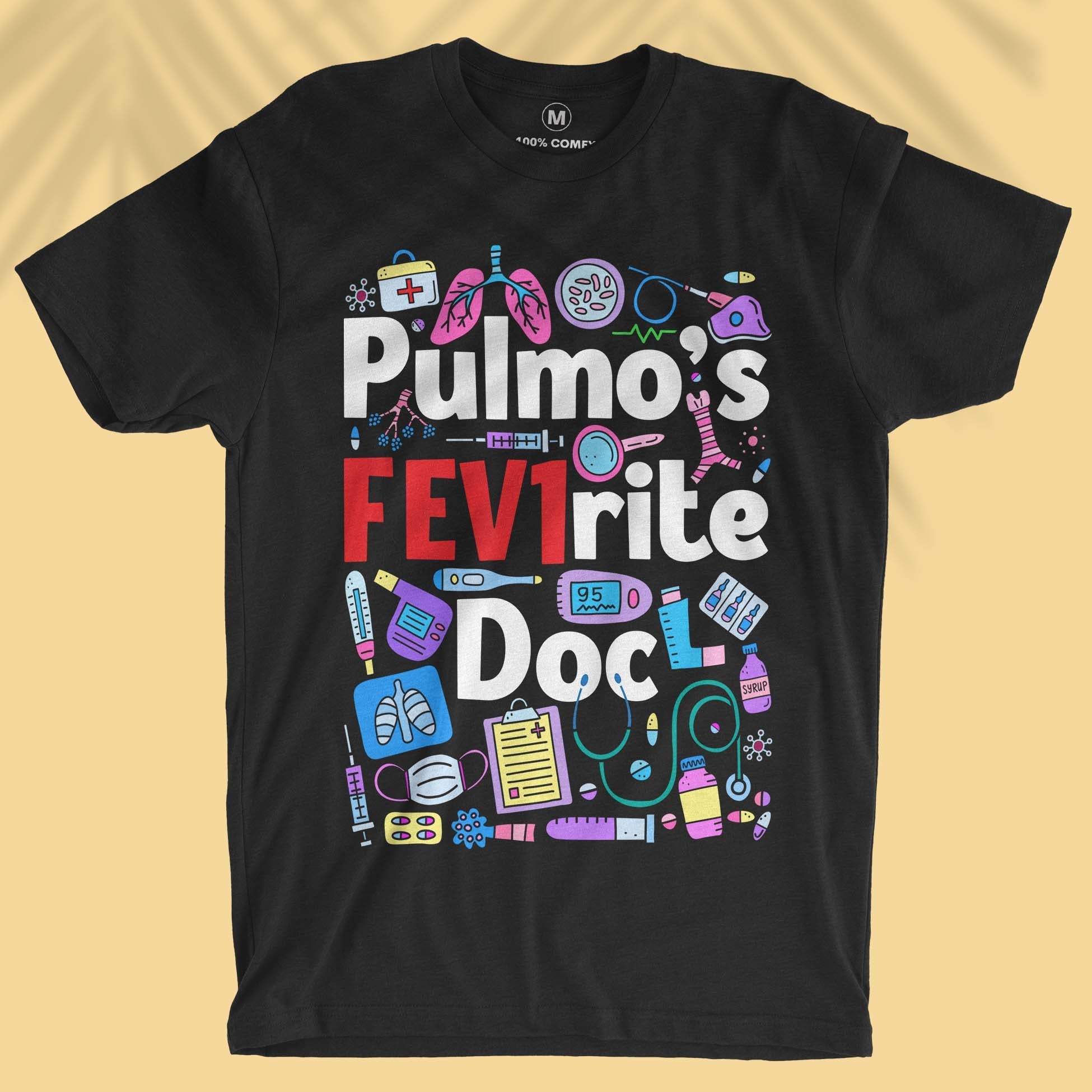 Pulmo&#39;s FEV1rite Doc - Unisex T-shirt