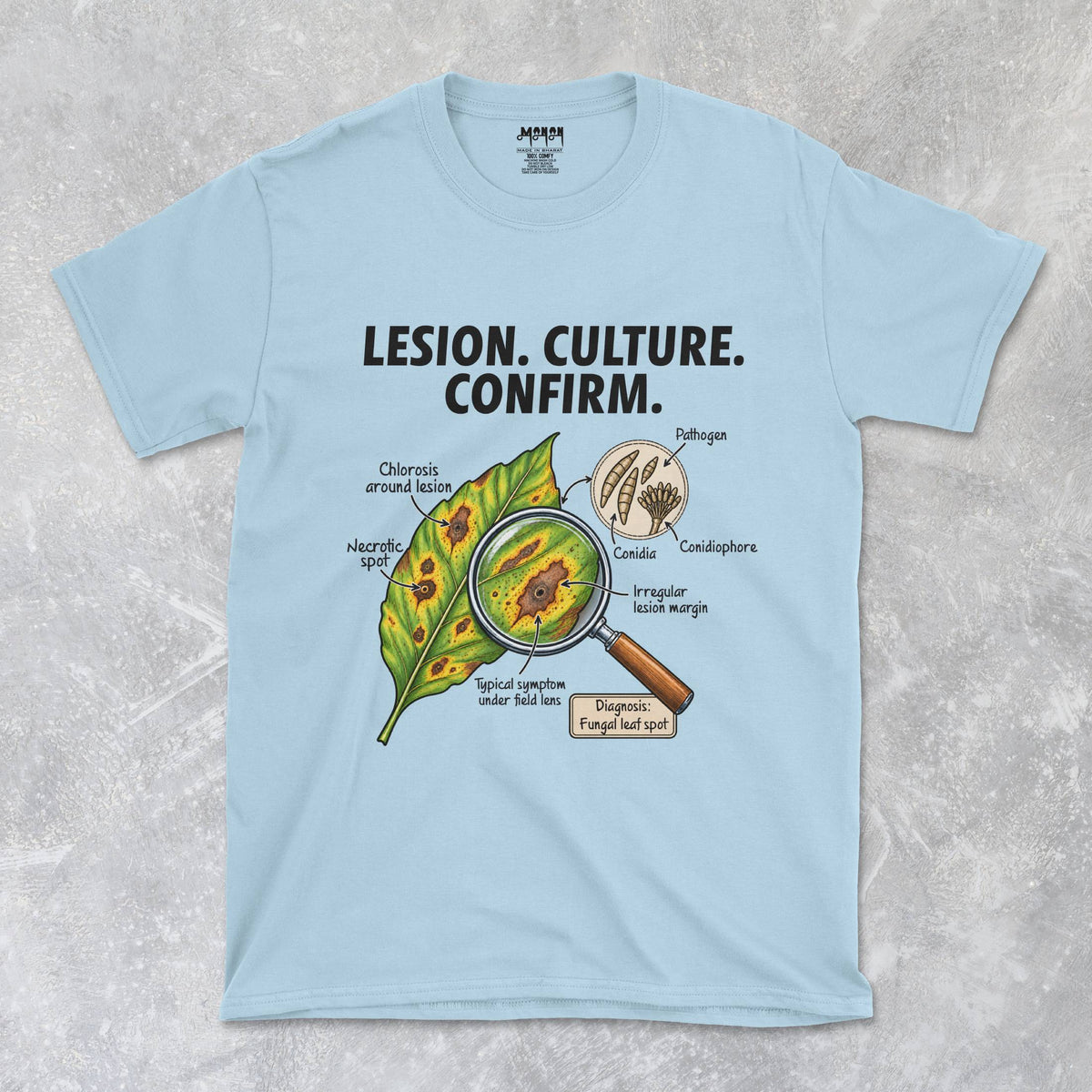 Lesion. Culture. Confirm. - Plant Pathology - Unisex T-shirt