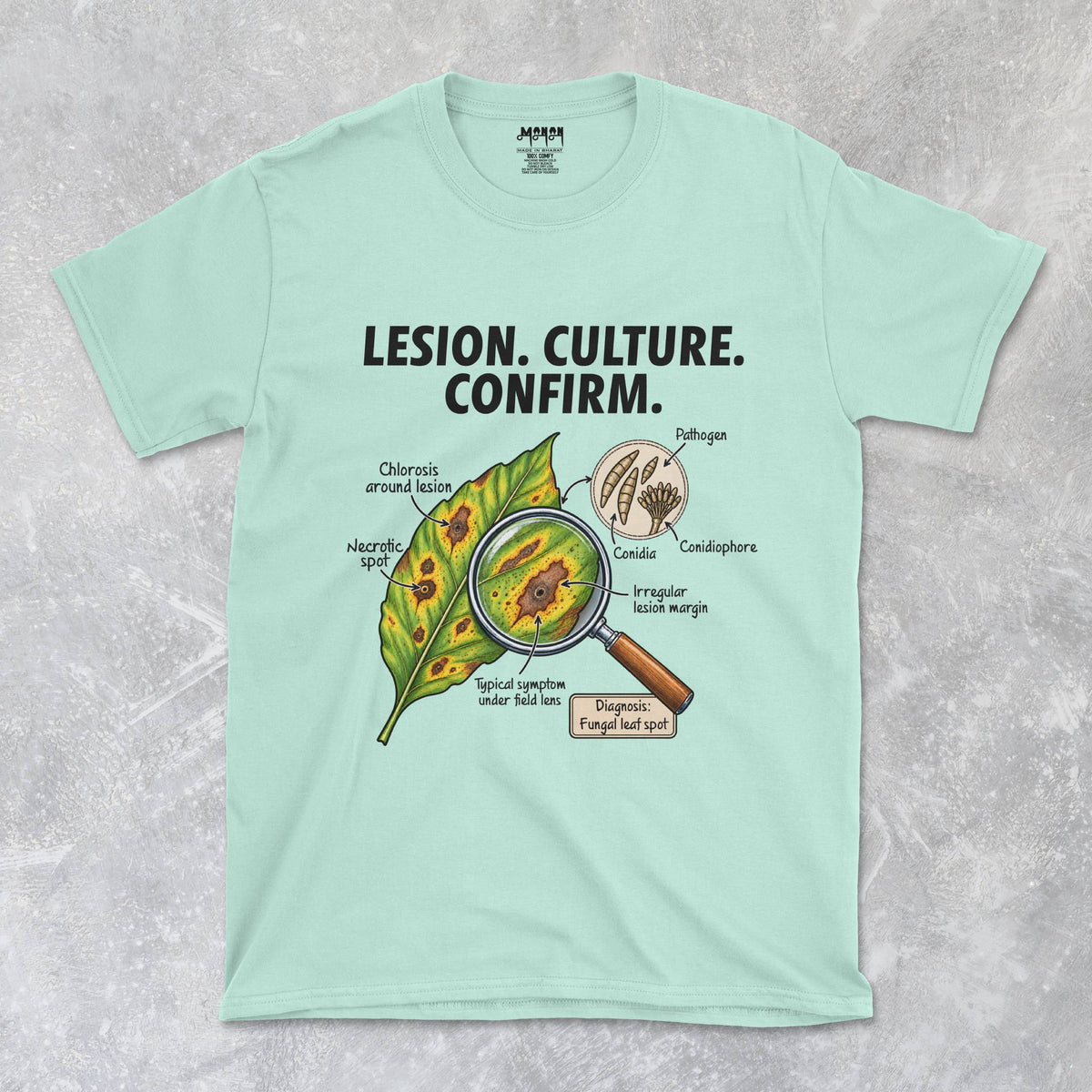 Lesion. Culture. Confirm. - Plant Pathology - Unisex T-shirt