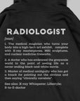 Definition Of Radiologist - Personalized Unisex Zip Hoodie