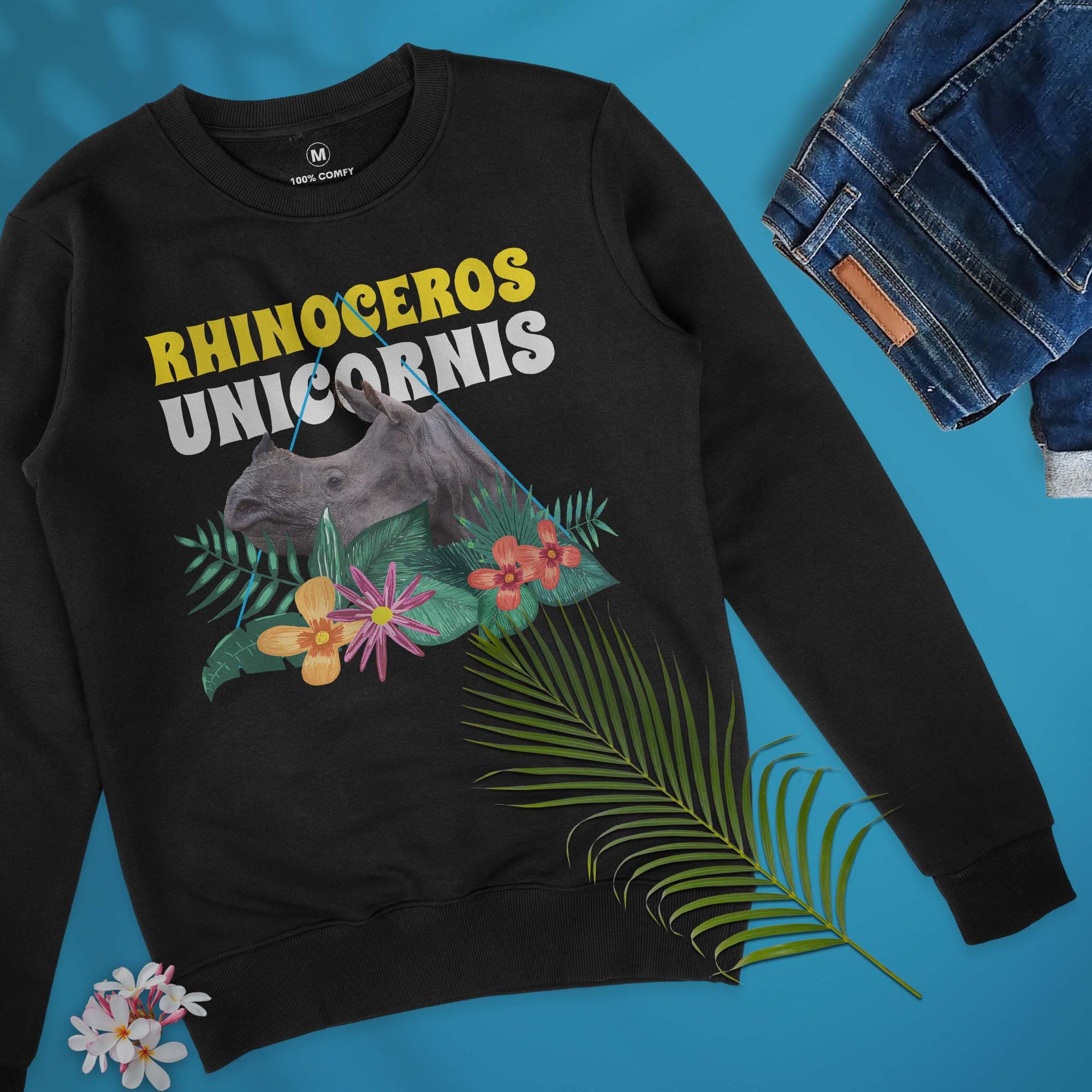 Rhinoceros Unicornis - Unisex Sweatshirt