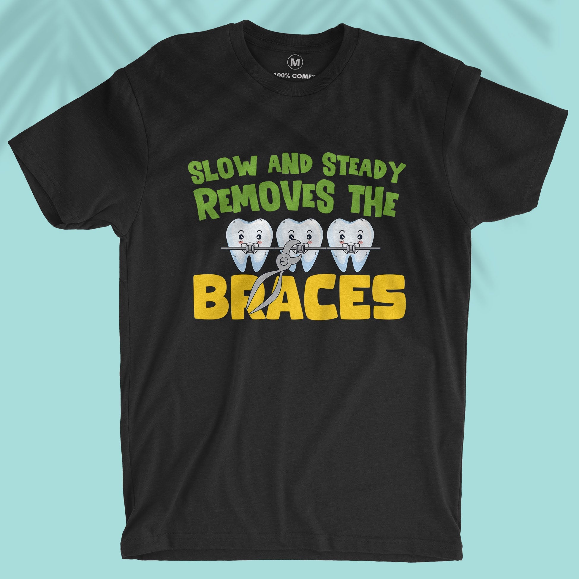 Slow And Steady Removes The Braces - Men T-shirt