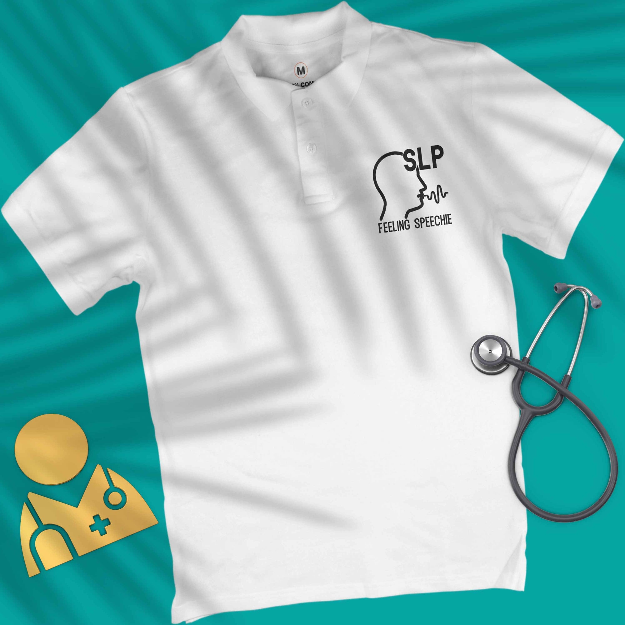 Speech Language Pathology Logo - Polo T-shirt