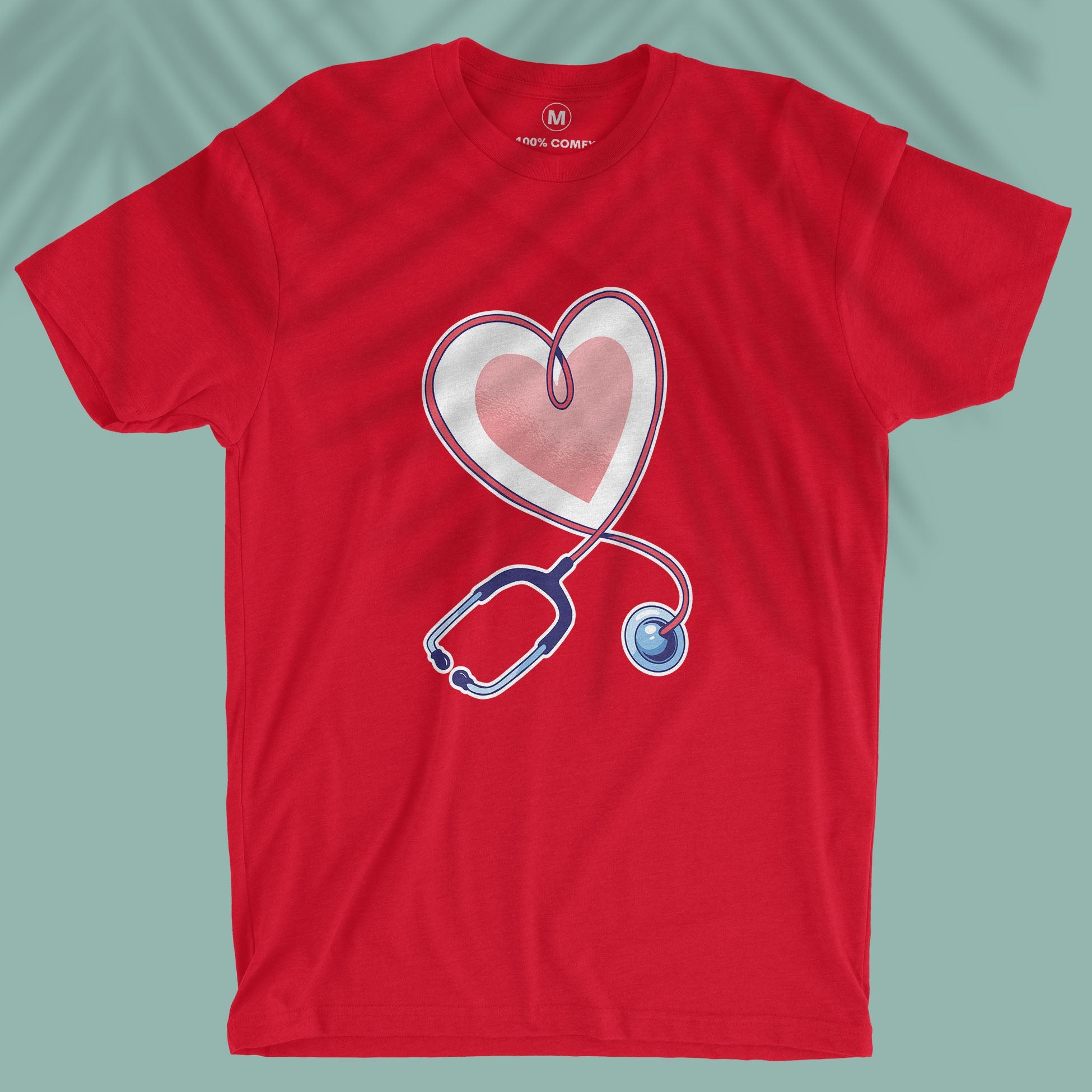 Stethoscope Heart - Men T-shirt