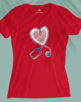 Stethoscope Heart - Women T-shirt