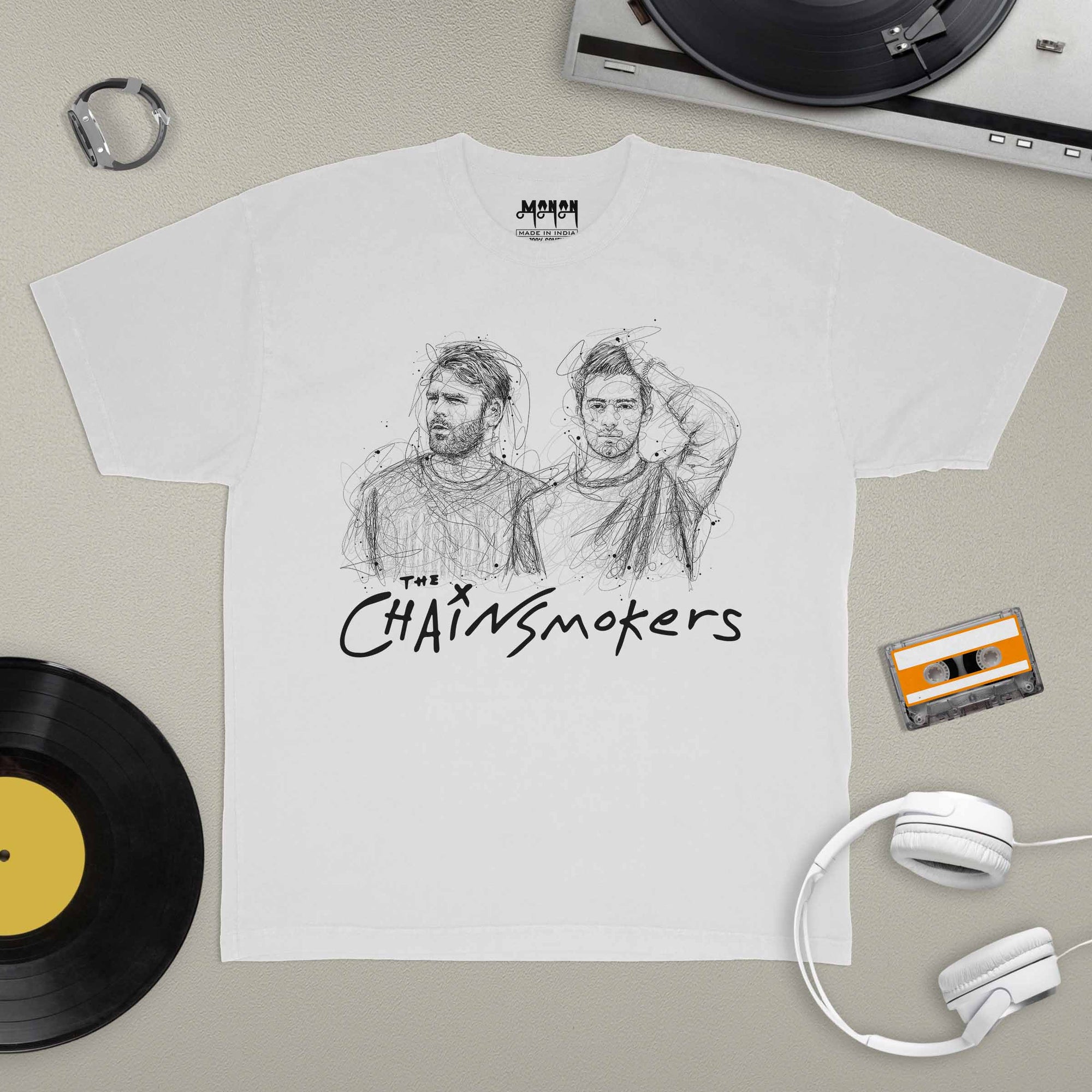 The Chainsmokers - Fan Art - Unisex Oversized T-shirt