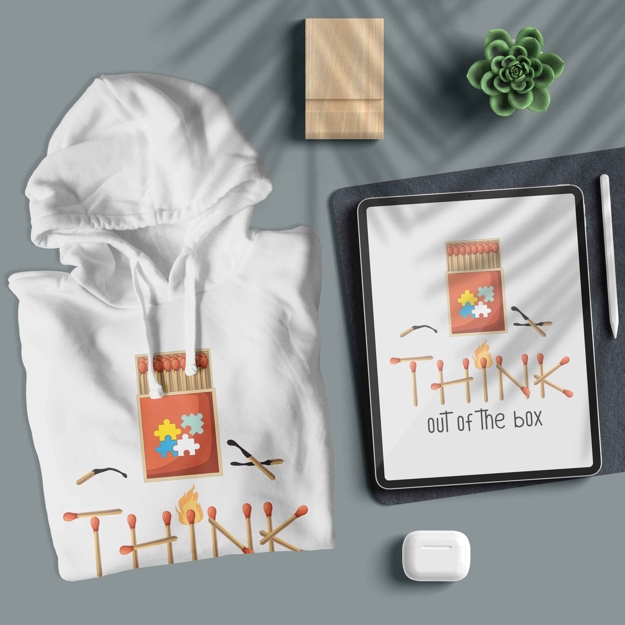 Think out of the box - Unisex Hoodie