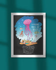Three Pound Mass Of Jelly - Framed Poster For Clinics, Hospitals & Study Spaces
