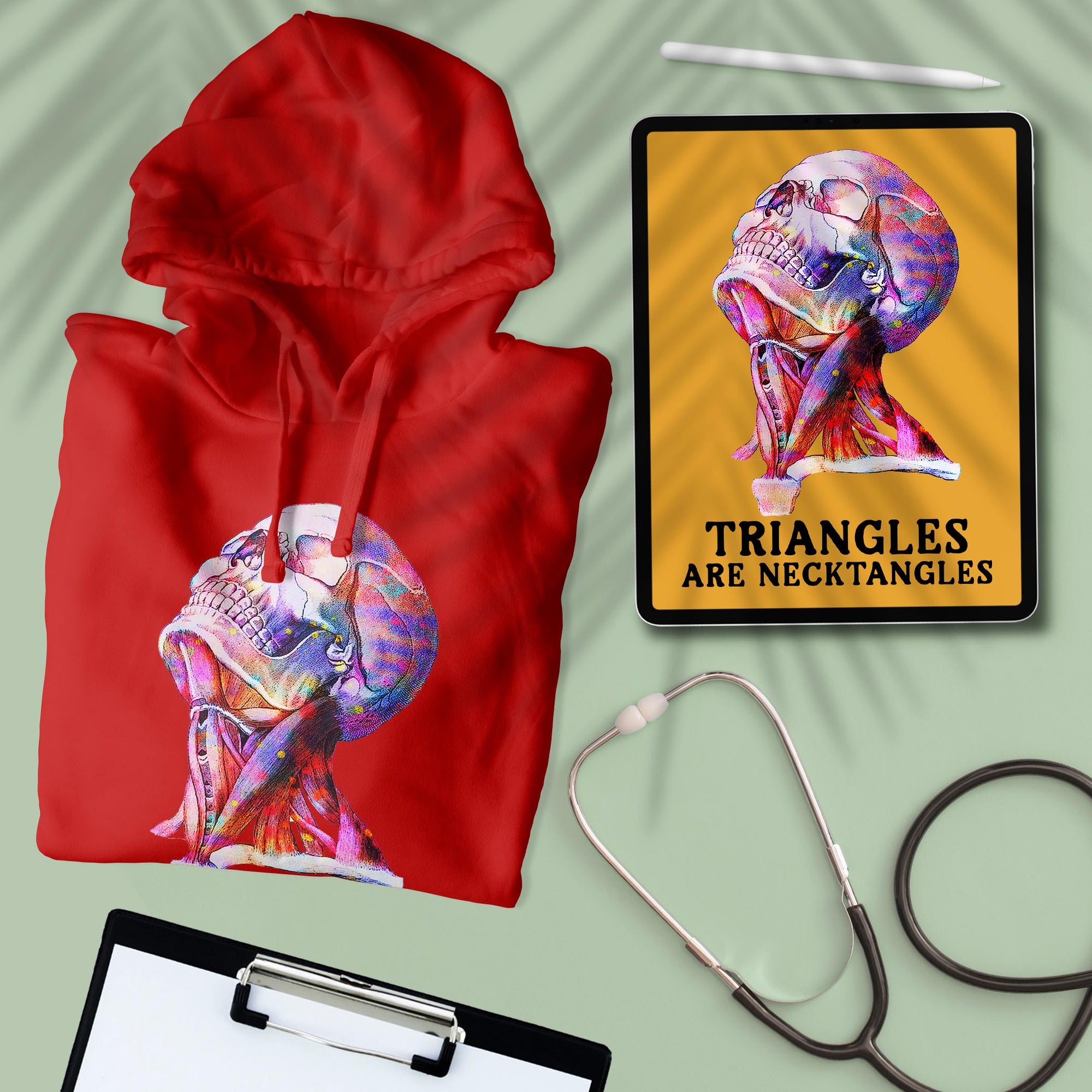 Triangles Are Necktangles - Unisex Hoodie
