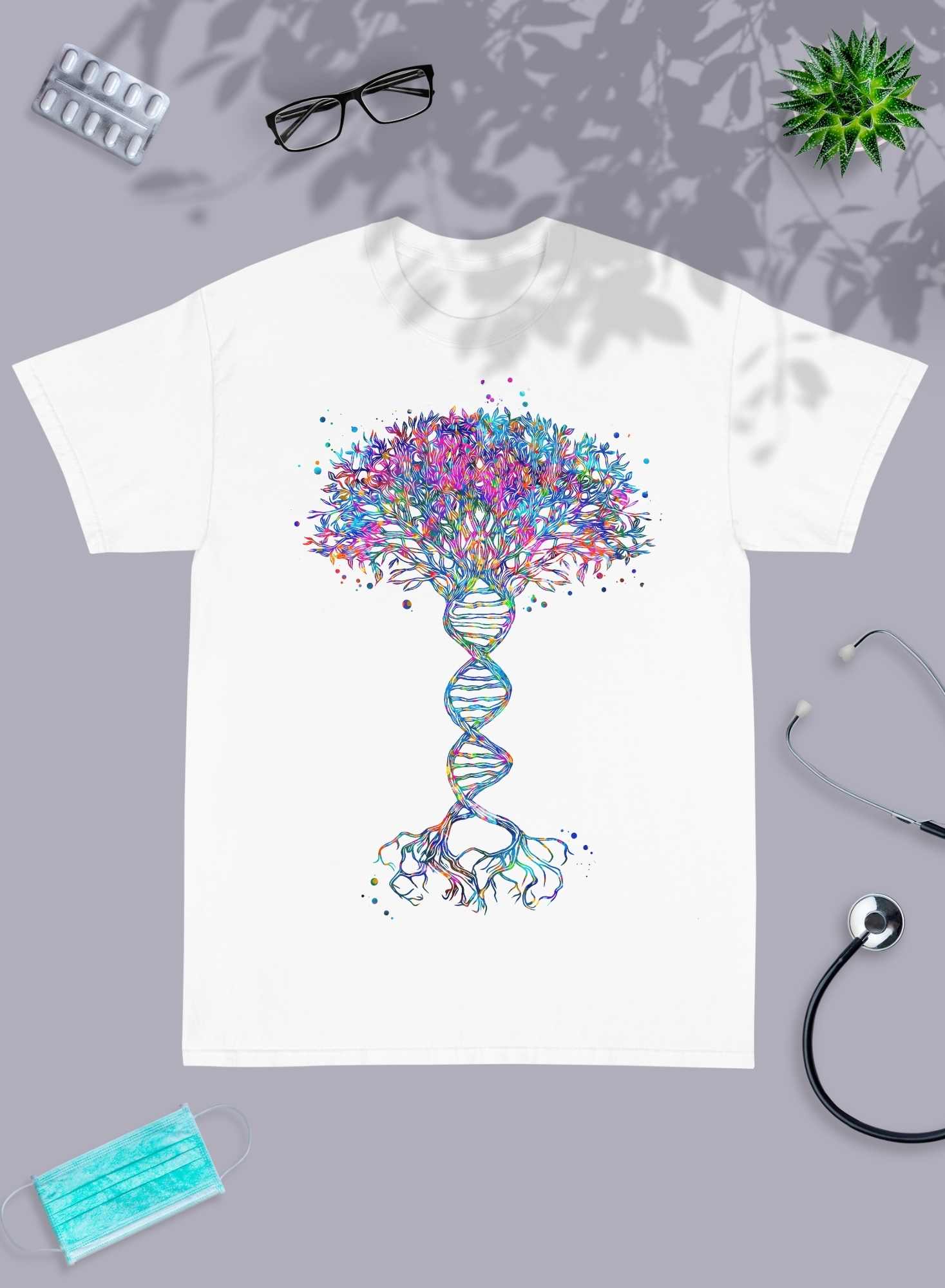 DNA Watercolor - Unisex T-shirt