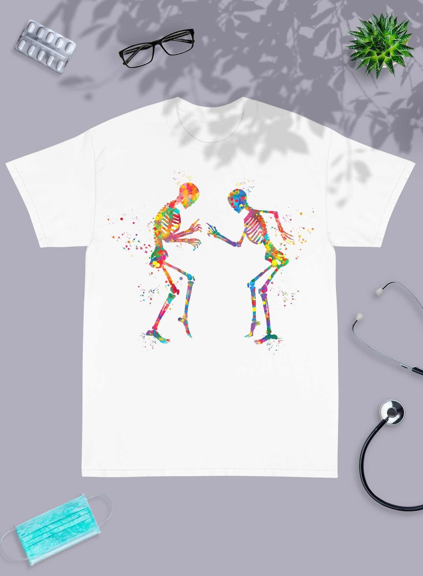 Skeletons Dancing - Unisex T-shirt