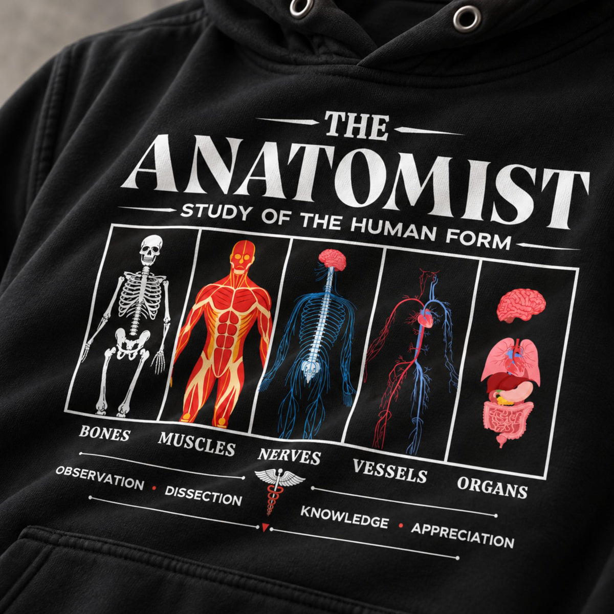 The Anatomist - Study Of The Human Form - Unisex Hoodie