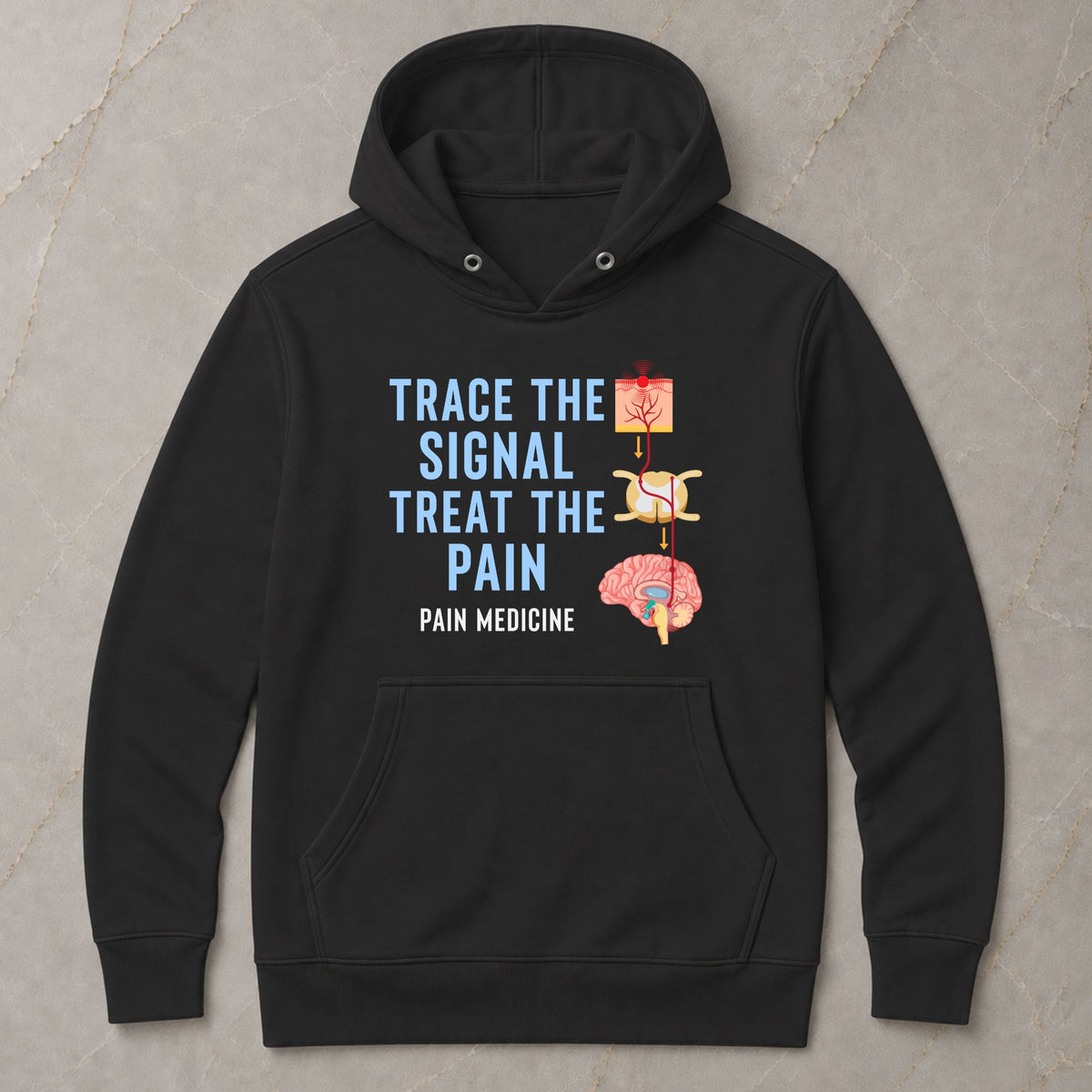 Trace The Signal, Treat The Pain - Unisex Hoodie