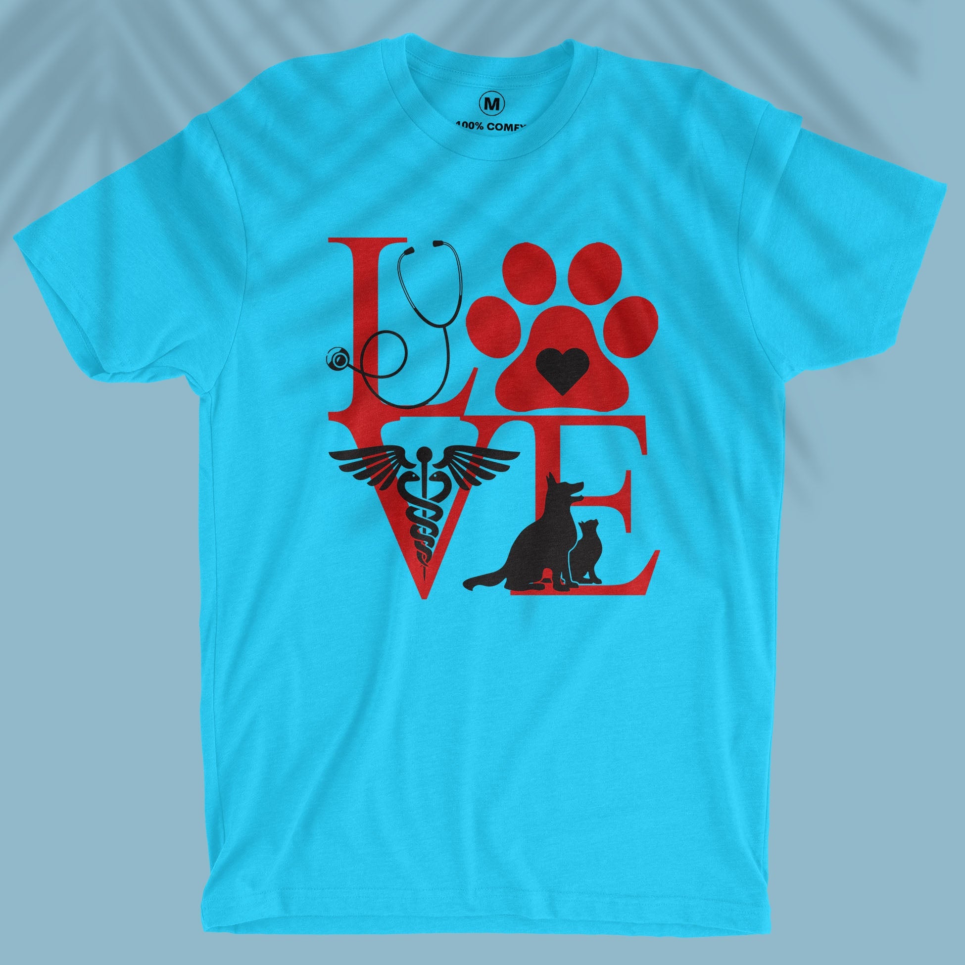 Veterinarian Love - Unisex T-shirt For Veterinary Doctors &amp; Students